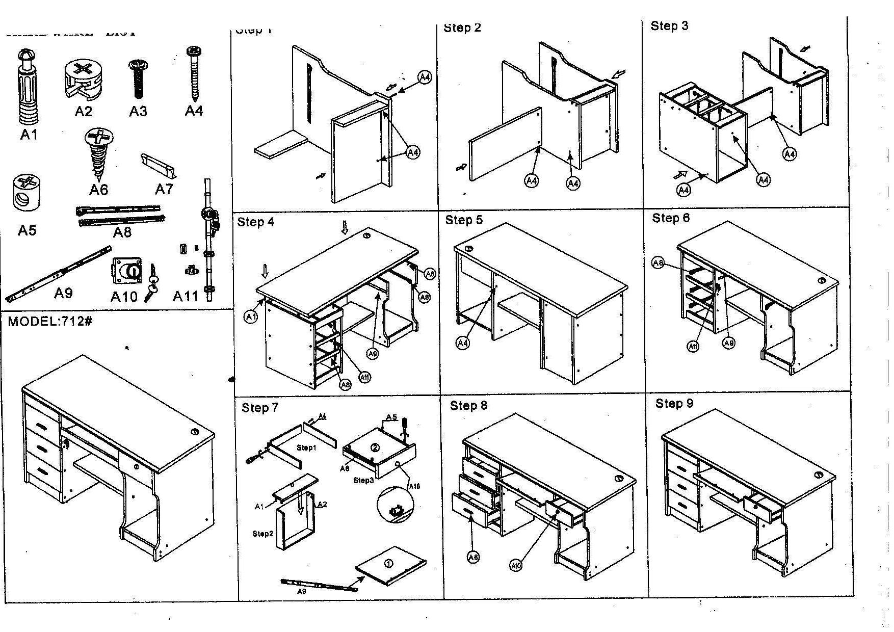 installation diagram： office furniture melbourne